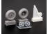 Eduard kit d'amelioration brassin 632195 Roues Spitfire Mk.Ia Kotare 1/32