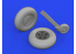 Eduard kit d'amelioration brassin 632195 Roues Spitfire Mk.Ia Kotare 1/32