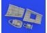 Eduard kit d'amelioration brassin Print 672318 Compartiment radio Messerschmitt Bf 109F Eduard 1/72