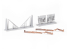 Eduard kit d'amelioration avion brassin 648886 Jambes bronze train d'atterrissage FM-2 Eduard 1/48