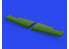 Eduard kit d'amelioration avion brassin Print 648890 Gun barrels FM-2 Eduard 1/48