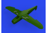 Eduard kit d'amelioration avion brassin Print 648880 Baies de roues rondes Messerschmitt Bf 109F Eduard 1/48