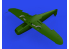 Eduard kit d'amelioration avion brassin Print 648881 Baies de roues angulaire Messerschmitt Bf 109F Eduard 1/48