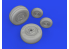 Eduard kit d'amelioration avion brassin 648882 Roues F-4E Meng 1/48