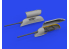 Eduard kit d'amelioration brassin Print 672326 Gun pods Messerschmitt Bf 109F/G/K Eduard 1/72