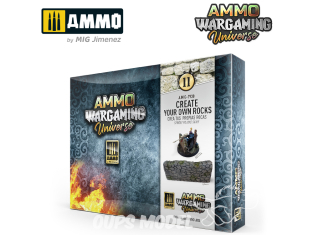 MIG Ammo Wargaming Universe 7930 Numéro 11 Créé tes propres roches