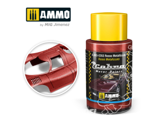 MIG peinture Cobra Motor 0353 Rouge métallique - Rosso metallizato 30ml