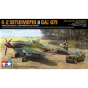 Tamiya maquette avion 25212 Set ILYUSHIN IL-2 STORMOVIK et GAZ-67Vserie limit&eacute;e 1/48