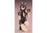 Hasegawa maquette figurine 52354 12 Egg Girls Collection No.37 "Haku Rinfa" (Chat noir) 1/12