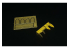 Hauler accessoires kit d'amelioration HLX48409 U.S.Howitzer M8- coupe-haies Kit Tamiya 1/48
