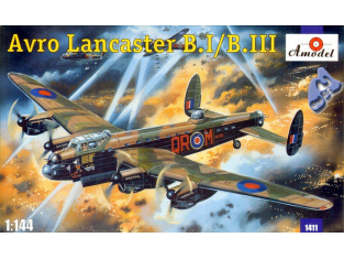 Amodel maquettes avion 1411 AVRO LANCASTER B. I/B. III 1/144
