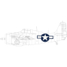Eduard Express Mask EX971 Insigne national FM-2 US Eduard 1/48