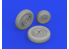 Eduard kit d'amelioration avion brassin 648899 Roues MiG-17 Ammo 1/48