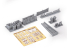 Eduard kit d'amelioration avion brassin Print 648884 Gun bays long barrel A6M3 Eduard 1/48