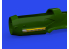 Eduard kit d'amelioration avion brassin Print 648913 Pipes d'échappement Messerschmitt Bf 109K-4 Eduard 1/48