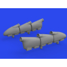 Eduard kit d'amelioration avion brassin Print 648898 Pipes d'&eacute;chappement Hurricane Mk.I Hobby Boss 1/48