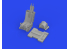 Eduard kit d'amelioration brassin Print 672331 Siège éjectable MiG-29A Great Wall Hobby 1/72
