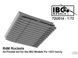 IBG maquette avion 72U014 Fusées R4M pour FW 190D pour kit IBG 1/72