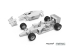 MENG RS-004 Mc Laren MP4/4 1988 Voiture de course légendaire de l'âge d'or 1/12