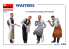 Mini art maquette militaire 38052 LES SERVEURS Restaurant 1/35