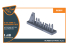 Clear Prop kit d'amelioration avion CPA48026 Echappements résine I-16 type 5 pour kit Clear Prop 1/48