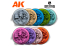 Ak interactive peinture AK13008 DEEP SHADES TEINTES PROFONDES LUNE BLEUE 30ML