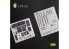Kelik Decals 3D K35009 Décalques 3D intérieurs Ch-54A "Tarhe" pour kit ICM 1/35