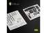 Kelik Decals 3D K35009 Décalques 3D intérieurs Ch-54A "Tarhe" pour kit ICM 1/35