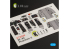 Kelik Decals 3D K72039 Décalcomanies 3D intérieures RF-4C "Phantom II" pour kit Hasegawa 1/72