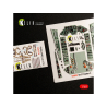 Kelik Decals 3D K48051 D&eacute;calcomanies 3D int&eacute;rieures SU-27 Flanker pour GWH 1/48