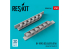 ResKit kit d'amelioration Avion RSU48-0264 Pot d'échappement Bf-109G (G2,G6,G10,G14) pour kit Eduard impression 3D 1/48