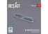 ResKit kit d'amelioration Avion RSU48-0264 Pot d'échappement Bf-109G (G2,G6,G10,G14) pour kit Eduard impression 3D 1/48