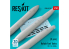 ResKit kit d'amelioration Avion RSU48-0254 Réservoirs de carburant Rafale RPL 741 (2000L) 3 pcs impression 3D pour tous kit 1/48