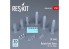 ResKit kit d'amelioration Avion RSU48-0254 Réservoirs de carburant Rafale RPL 741 (2000L) 3 pcs impression 3D pour tous kit 1/48