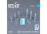 ResKit kit d'amelioration Avion RSU72-0172 Rafale Réservoirs de carburant RPL 741 (2000L) (3 pièces) 1/72