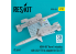 ResKit kit RS32-0424 Missiles AGM-88 "Harm" avec LAU-118 et adaptateur pour Su-27 (2 pcs) 1/32