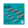 ResKit kit d'amelioration Helico RS35-0043 Pyl&ocirc;nes tardifs AH-64 "Apache" pour kit Takom Impression 3D 1/35