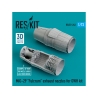 ResKit kit d'amelioration Avion RSU72-0243 Buses d'&eacute;chappement MiG-29 "Fulcrum" pour kit GWH Impression 3D + R&eacute;sine 1/72
