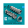 ResKit kit d'amelioration RSU72-0225 MIG-23 ML, MLD, MLAE, P buse '&eacute;chappement position stationnement et vol kit CP imp 3D 1/72