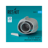 ResKit kit d'amelioration RSU72-0007 A-7 (E,D) "Tuyau d'&eacute;chappement Corsair II pour kit HobbyBoss impression 3D 1/72