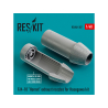 ResKit kit d'amelioration Avion RSU48-0307 Buses d'&eacute;chappement F/A-18 "Hornet" pour kit Hasegawa 1/48