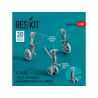 ResKit kit d'amelioration RSU48-0260 Trains F-14 (D) Tomcat avec jeu de roues lest&eacute;es pour kit AMK R&eacute;sine et Impression 3D 1/48