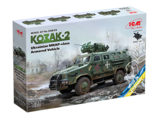 Icm maquette militaire 35014 Kozak-2&nbsp; Véhicule blindé ukrainien de classe MRAP 1/35