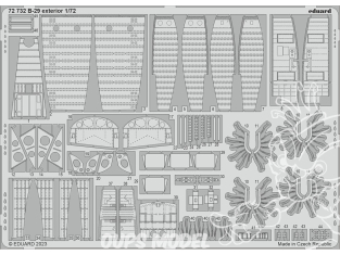 Eduard photodecoupe avion 72732 Extérieur B-29 Hobby 2000 / Academy 1/72