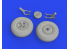 Eduard kit d'amelioration avion brassin 648918 Hurricane Mk.II Roues Arma Hobby 1/48