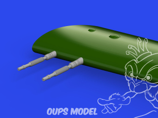 Eduard kit d'amelioration avion brassin Print 648925 Hurricane Mk.IIc Gun barrels Arma Hobby 1/48
