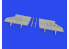 Eduard kit d'amelioration avion brassin Print 648907 F-4E Phantom Aérofreins Meng 1/48