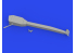 Eduard kit d'amelioration avion brassin Print 648912 F-4E Phantom crochet de queue Meng 1/48