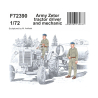 CMK Personnage resine F72390 Conducteur et m&eacute;canicien de tracteur Zetor de l'arm&eacute;e 1/72