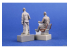 CMK Personnage resine F72390 Conducteur et mécanicien de tracteur Zetor de l'armée 1/72